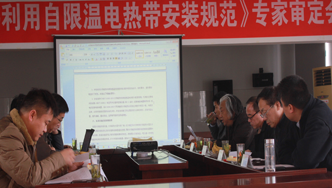 《太陽能熱利用自限溫電熱帶安裝規(guī)范》專家審定會在安邦集團(tuán)順利召開(圖1)